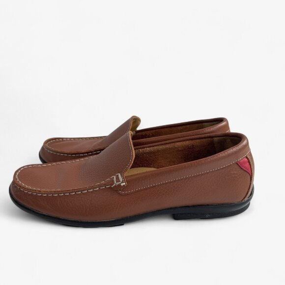 Footjoy Mens Club Casuals Loafer Shoes 10.5 M Brown Tan Leather Slip On - Picture 1 of 10